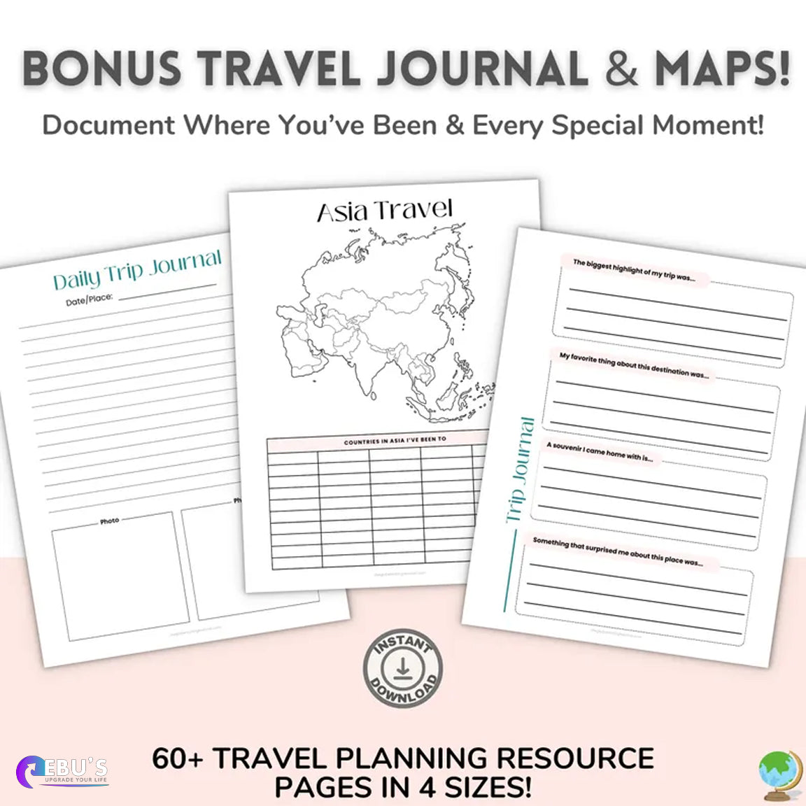 Ultimate Digital Travel Planner – Plan, Budget, and Organize Your Perfect Trip