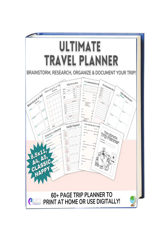 Ultimate Digital Travel Planner – Plan, Budget, and Organize Your Perfect Trip